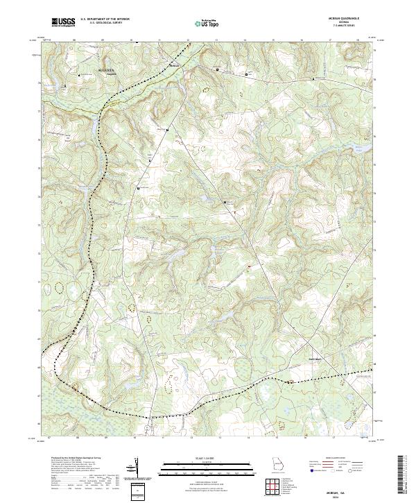 USGS Topographic Map – McBean