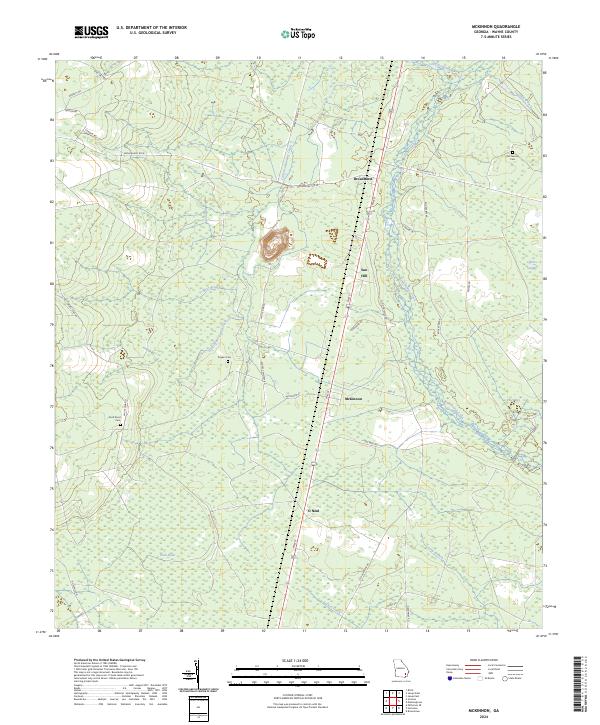 USGS Topographic Map – McKinnon