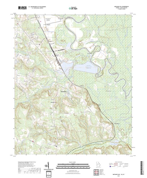USGS Topographic Map – Mechanic Hill