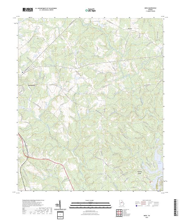 USGS Topographic Map – Meda