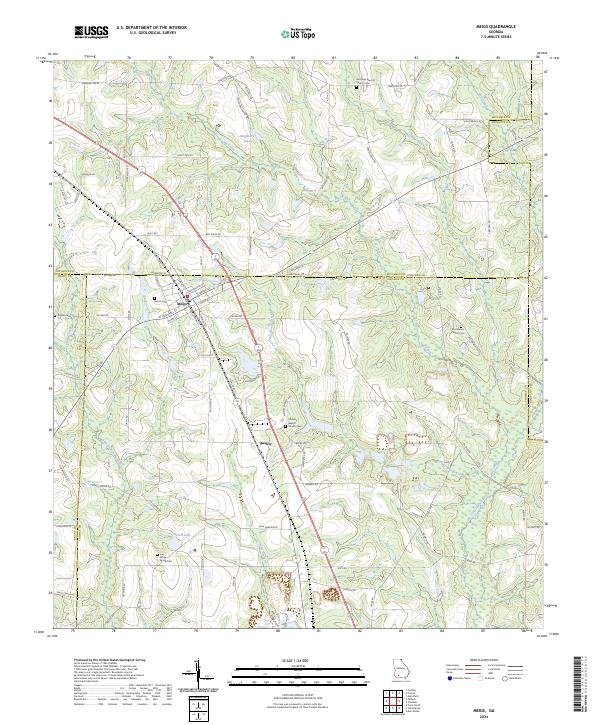 USGS Topographic Map – Meigs