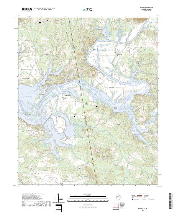 USGS Topographic Map – Melson