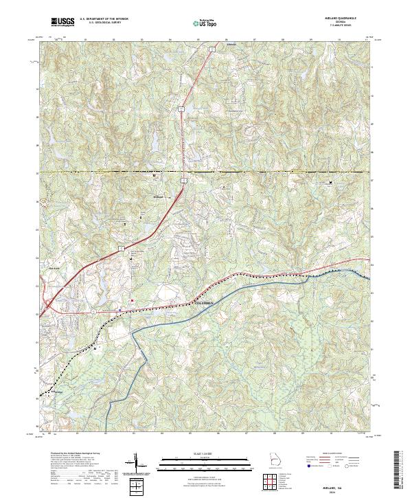 USGS Topographic Map – Midland