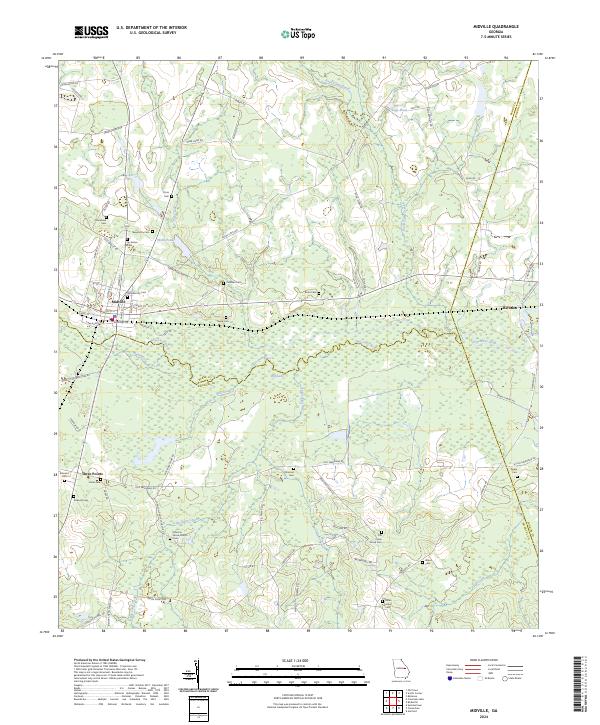 USGS Topographic Map – Midville