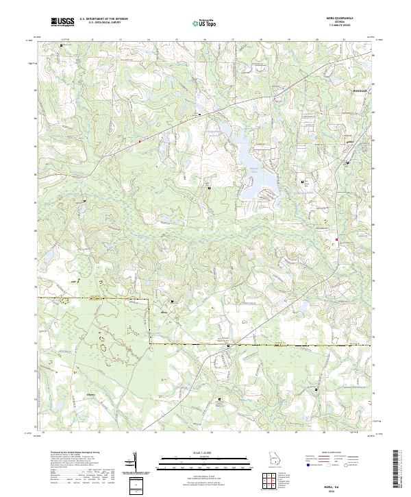 USGS Topographic Map – Mora