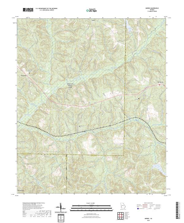 USGS Topographic Map – Morris