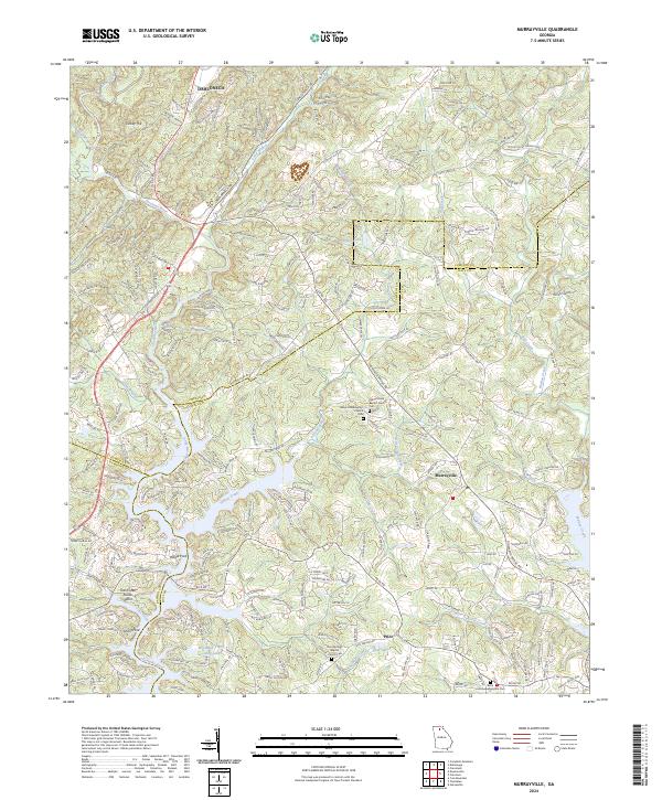 USGS Topographic Map – Murrayville