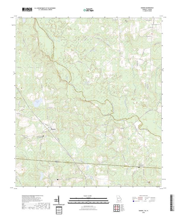USGS Topographic Map – Nankin