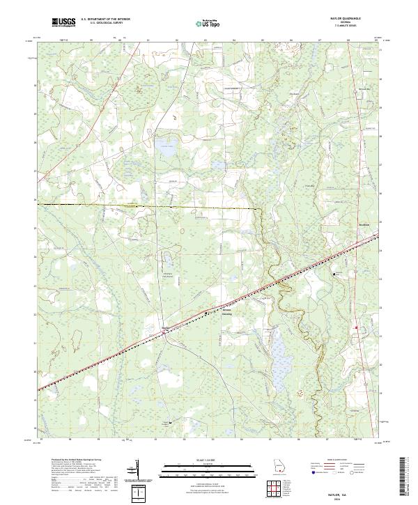 USGS Topographic Map – Naylor