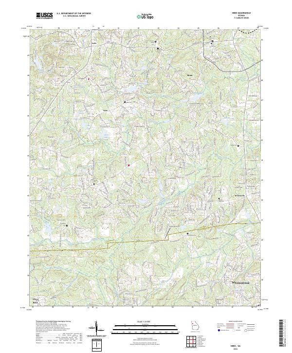 USGS Topographic Map – Nebo