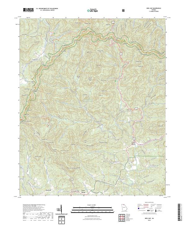 USGS Topographic Map – Neel Gap