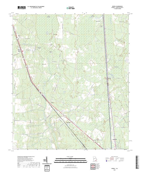 USGS Topographic Map – Newell