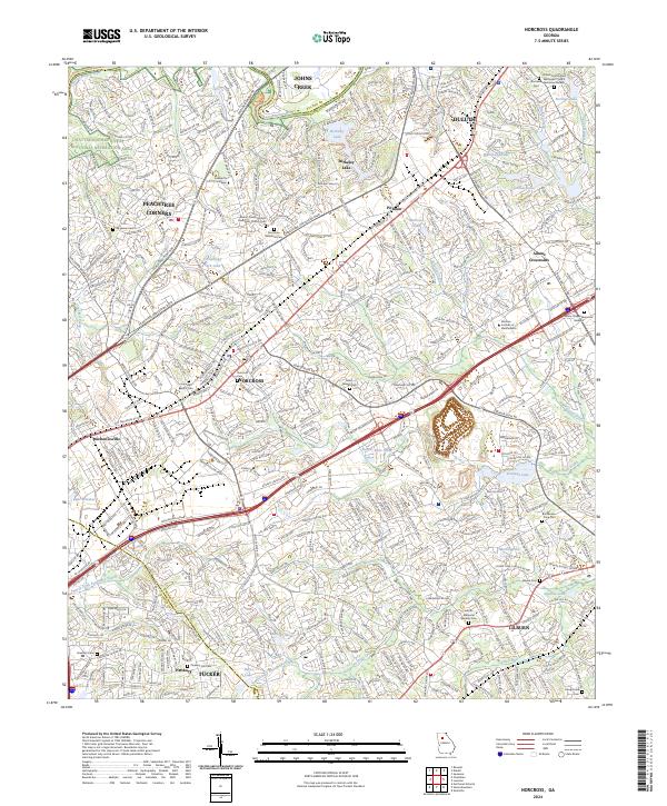USGS Topographic Map – Norcross