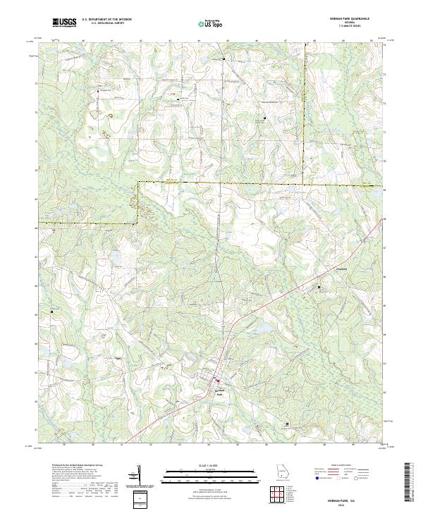 USGS Topographic Map – Norman Park