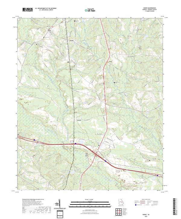USGS Topographic Map – Nunez