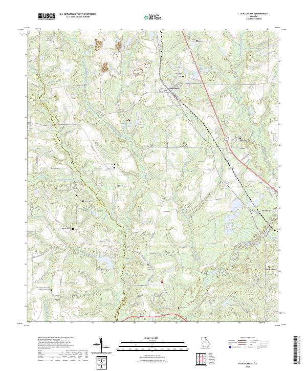 USGS Topographic Map – Ochlocknee