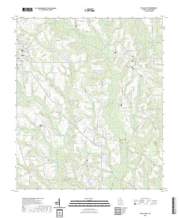 USGS Topographic Map – Ocilla East