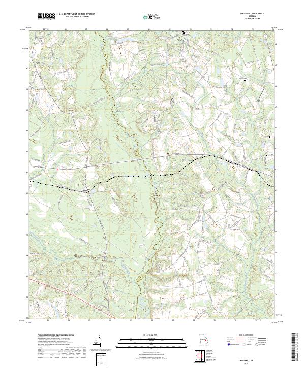 USGS Topographic Map – Ohoopee
