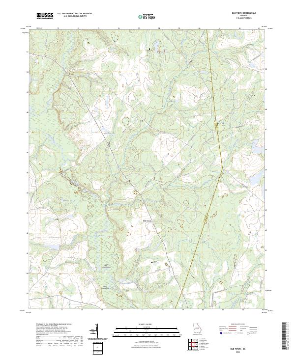USGS Topographic Map – Old Town