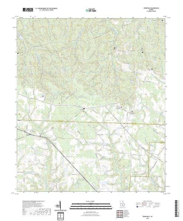 USGS Topographic Map – Osierfield