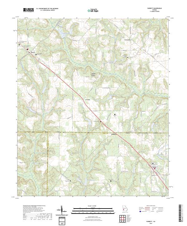 USGS Topographic Map – Parrott