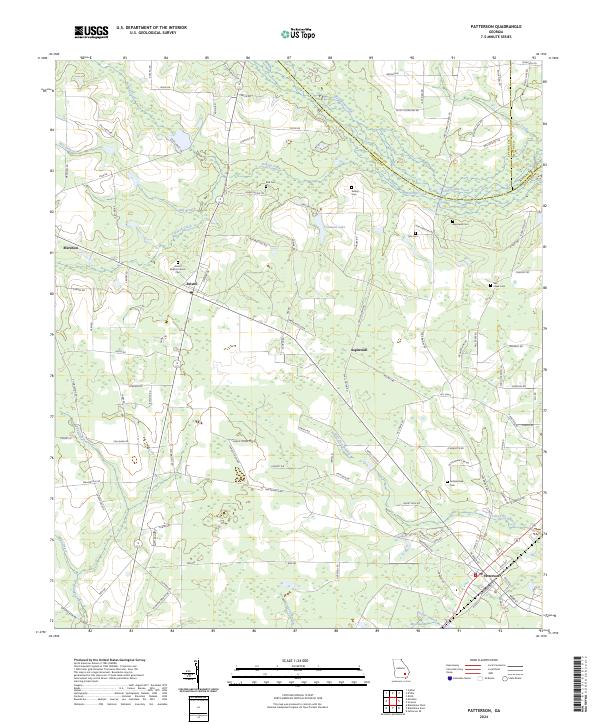 USGS Topographic Map – Patterson