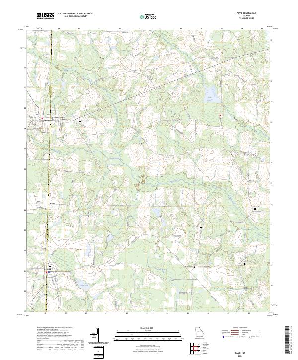 USGS Topographic Map – Pavo