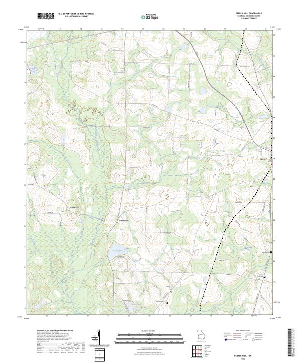 USGS Topographic Map – Pebble Hill