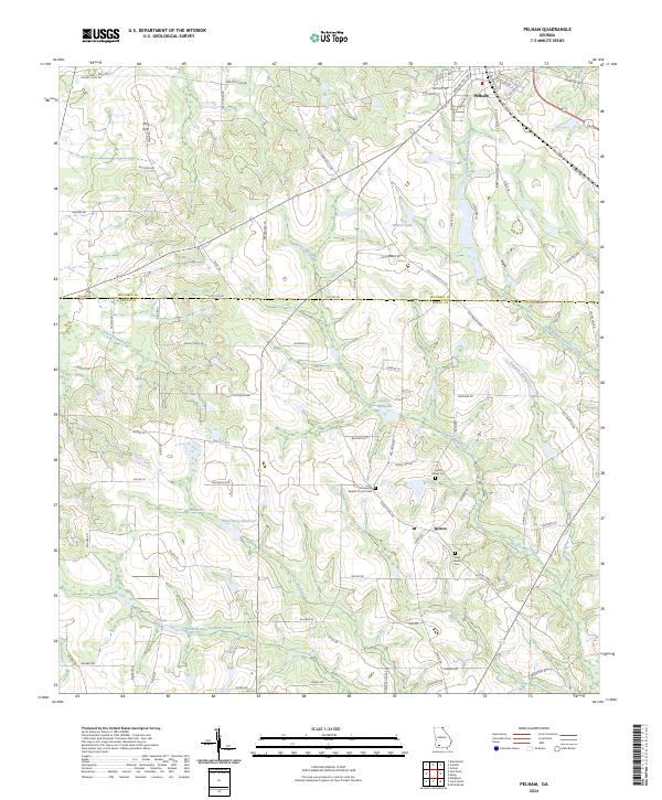 USGS Topographic Map – Pelham