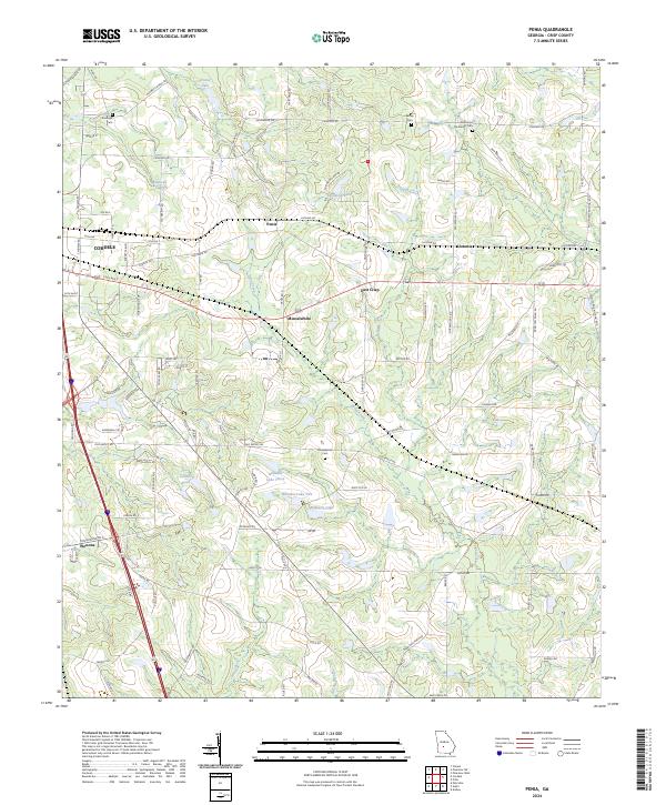 USGS Topographic Map – Penia