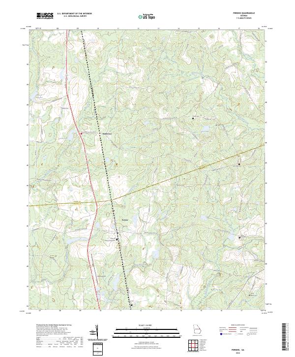 USGS Topographic Map – Perkins