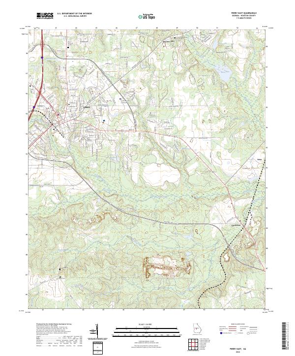 USGS Topographic Map – Perry East