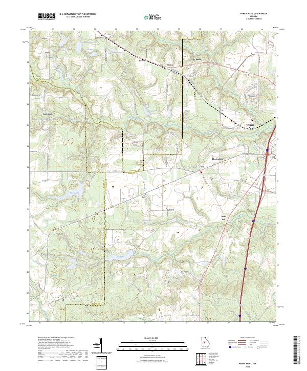 USGS Topographic Map – Perry West