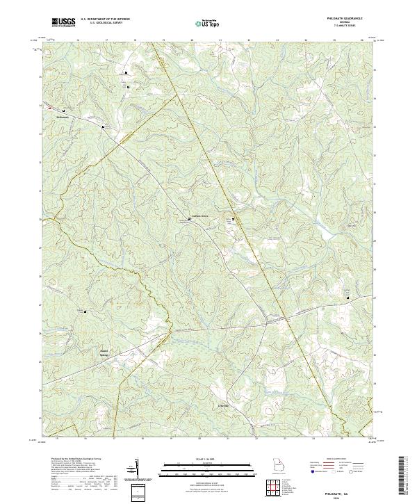 USGS Topographic Map – Philomath