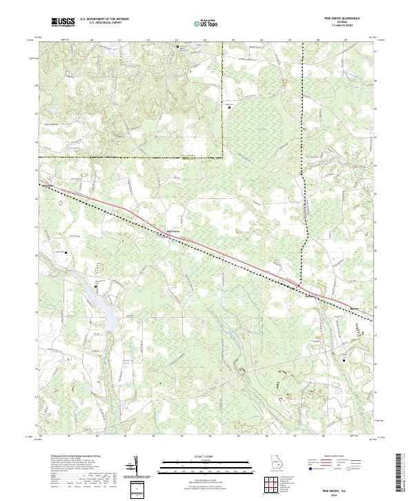 USGS Topographic Map – Pine Grove