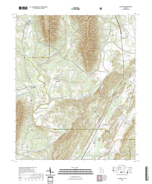 USGS Topographic Map – Plainville
