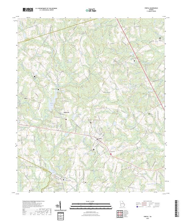 USGS Topographic Map – Portal