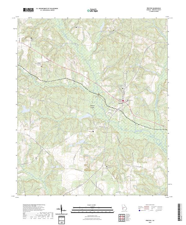 USGS Topographic Map – Preston