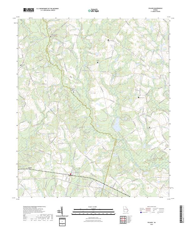 USGS Topographic Map – Pulaski