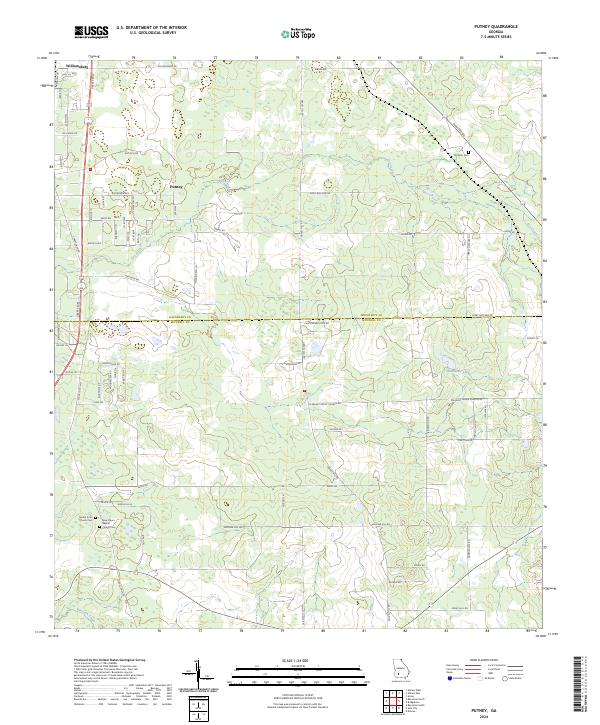 USGS Topographic Map – Putney