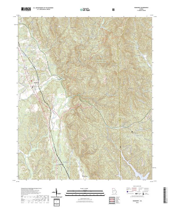 USGS Topographic Map – Ramhurst