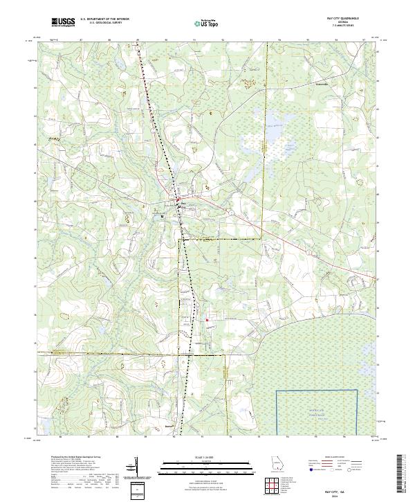USGS Topographic Map – Ray City