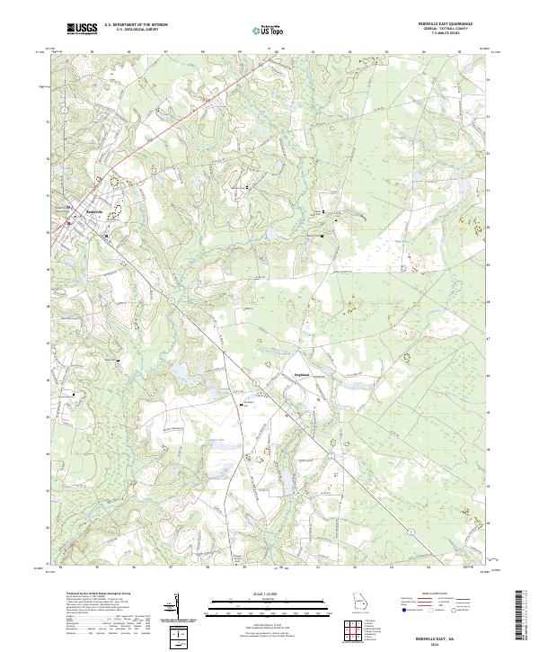 USGS Topographic Map – Reidsville East