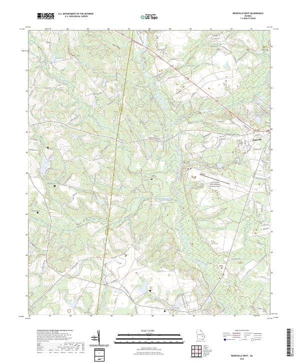 USGS Topographic Map – Reidsville West
