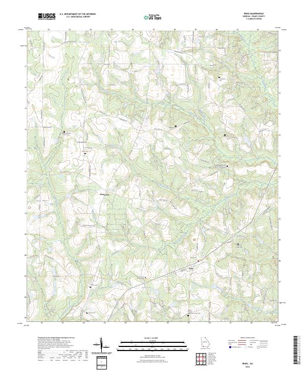 USGS Topographic Map – Reno
