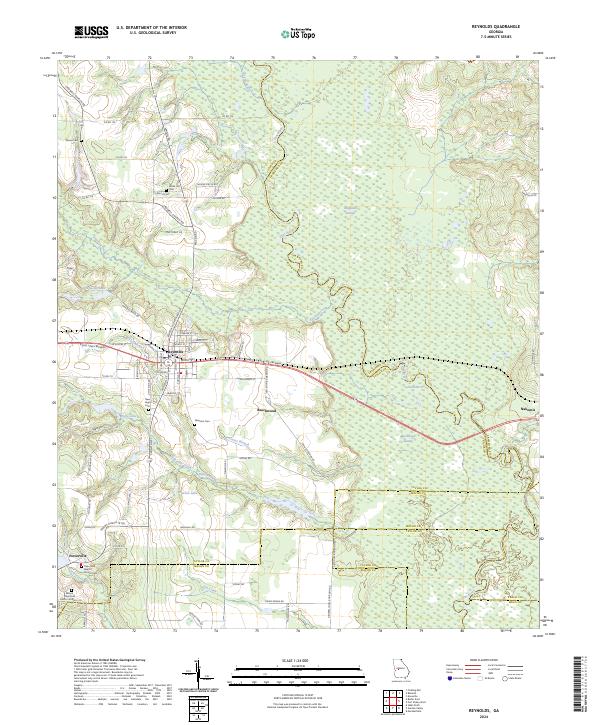 USGS Topographic Map – Reynolds