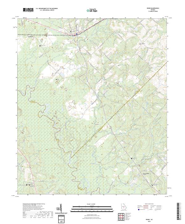 USGS Topographic Map – Rhine
