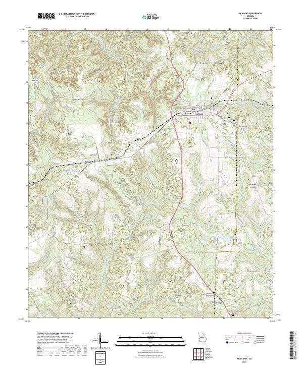 USGS Topographic Map – Richland