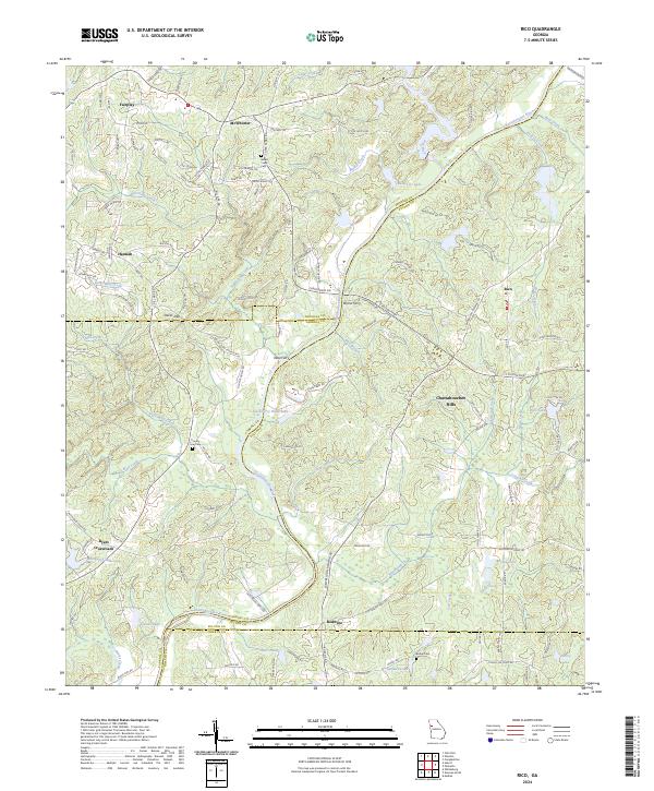 USGS Topographic Map – Rico