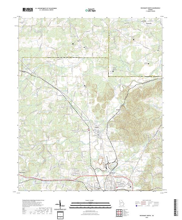 USGS Topographic Map – Rockmart North